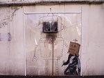 Banksy Box Head