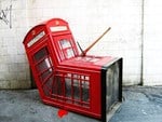 Banksy Phone Box