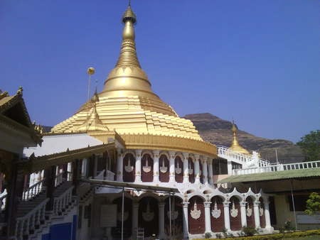 Pagoda dhammagiri - india, dhammagiri, pagoda, nasik