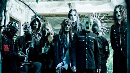 slipknot - rock, metal, badboys, cool