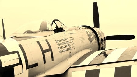 P-47 Thunderbolt - thunderbolt, p-47, republic, wwii