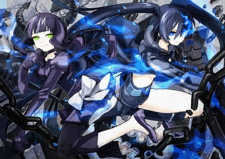 Blackâ˜…Rock Shooter - art, beautiful, anime, awesome, anime girl, artistic