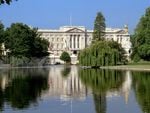 Buckingham Palace London England.