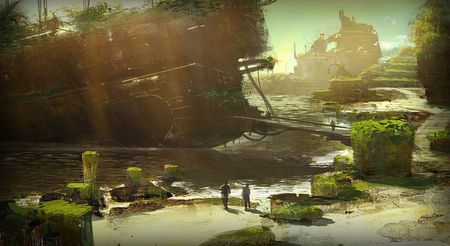 Mass effect 2 Scene concept - sf, mass effect 2, concept, drawing, art