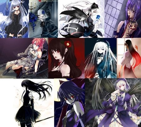 Vampire Anime - anime, collage, vampire, vampires