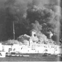 burning of the queen Elizabeth