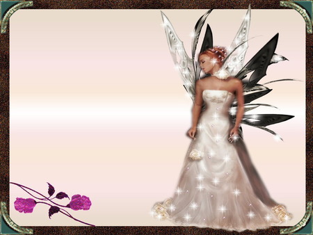 Fantasy Angel !!! - background, fantasy, magic, abstract, angel