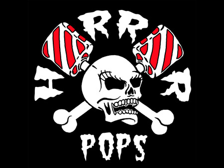 Horrorpops Pistons black - music, black, horrorpops, rock, skull