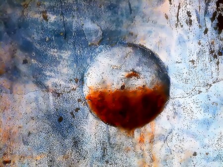 sphere - art, rust, photography, steel, sphere