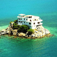 House in a island