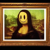 Banksy Mona Lisa Smile