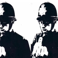 Banksy Rude Cop