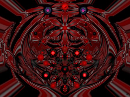 Red Desires - eye candy, collage, 3d, fractal, abstract