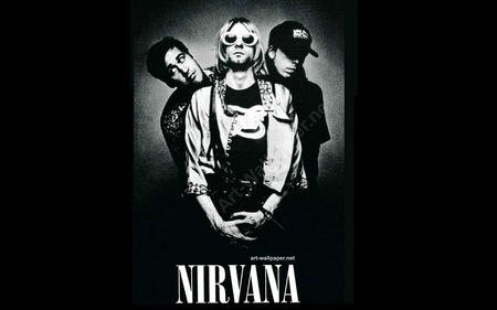 Nirvana Wallpaper 2 - guitar, music, nirvana, dave grohl, kurt, cobain, kurt cobain