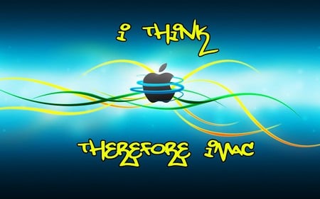 iThink therefore iMac - mac, ipod, imac, apple