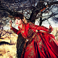 Red dress