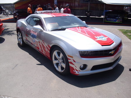 NEW CAMARO PACE CAR - silver, yes, cool, auto, custom, chevy, hot, camaro, pacecar, car, outside, new