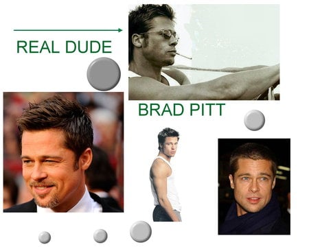 Brad Pitt Cool Dude - male, actor, brad pitt, oceans eleven, cool