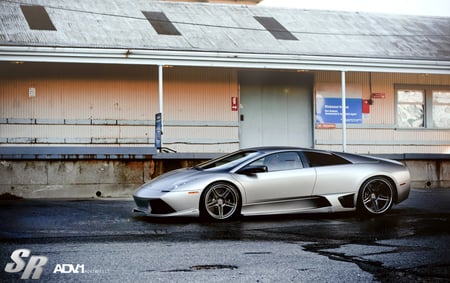 Lambo - cool rims, silver, lambo, freak