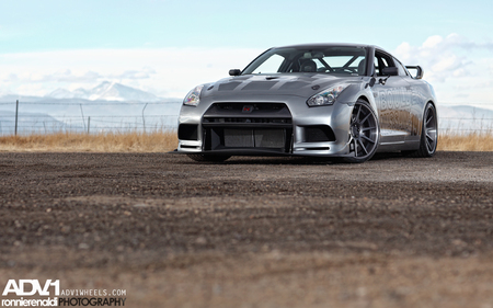 nissan gtr - adv1wheels, gtr, silver, nissan