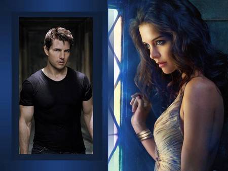 Katie Holmes & Tom Cruise - celebrities, actor, tom, holmes, cruise, tom cruise, actress, katie, katie holmes