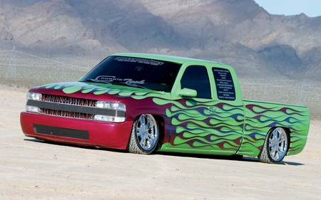 Custom Truck - truck, rims, custom, sweet, low rider