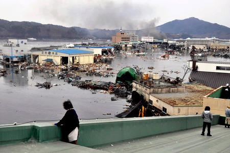 Miyagi prefecture-Japan tsunami - nature, japan, tsunami, human, pray