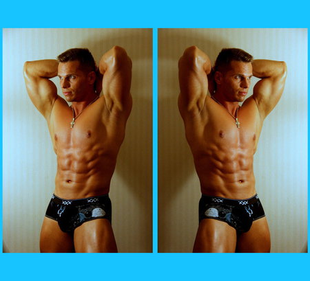 For the Ladies - male, six pack, abs, tanned, model, pecs