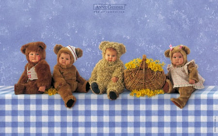 Teddy Bears - children, sweet, teddy bears, annegeddes