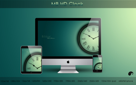 hd clock - hd, me, mb, by, clock