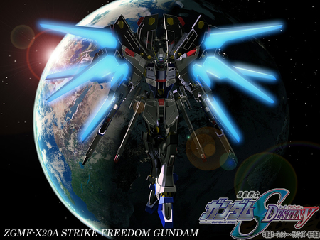 Strike Freedom Gundam Gundam Seed Anime Background Wallpapers On Desktop Nexus Image