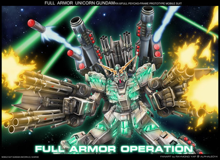 full armor gundam unicorn