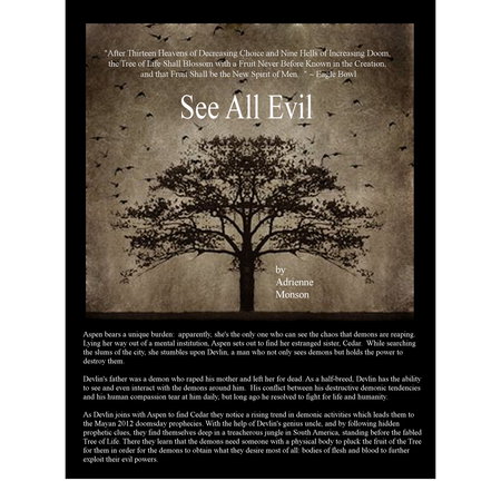 Good Read - book cover, evil, tree, poster