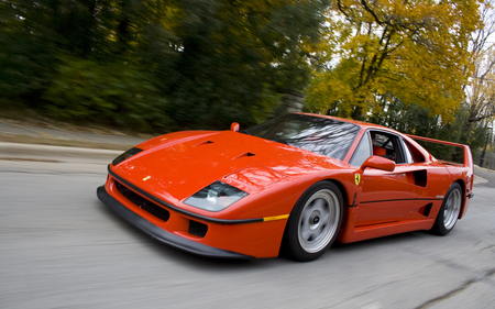 red ferrari - shiny, cool, red, ferrari