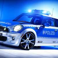 Mini Cooper Police Car