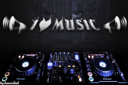 a love music - music, i love music, speakers, i heart music