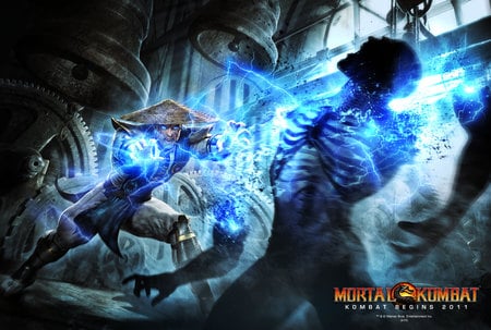 Raiden's Shocking Rage - mortal, electricity, raiden, 2011, kombat, mortal kombat