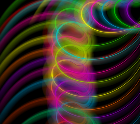 Abstract - swirls, colours, streaks, pattern, rainbows