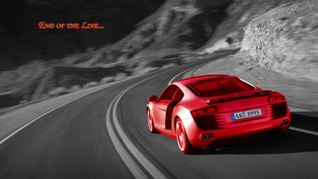 Red Audi - hd, audi, wallpaper, red