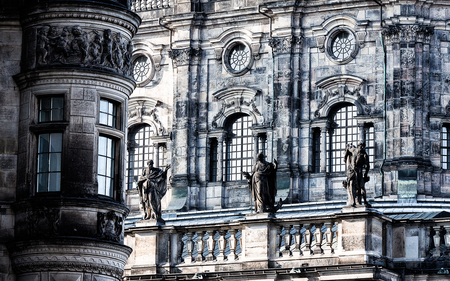 Hofkirche (Dresden) - beauty, texture, abatract, cool