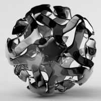 Grey 3D Ball