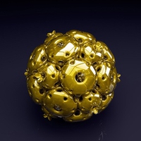 Gold 3D Ball