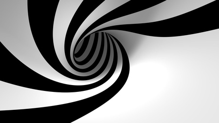 Tubular - black, spiral, white, tubular, 3d