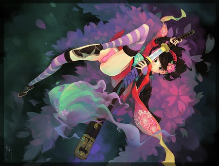 Momohime - videogame, oboro muramasa, girl, momohime