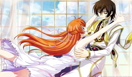 They Together Again... - love, lelouch, anime, shirley, house, code geass