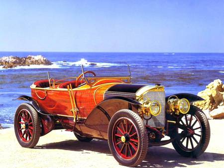 1914 Rolls Royce Silver Ghost Labourdette - automobile, royce, silver, rolls, labourdette, wood, 1914, antique, ghost, car, classic