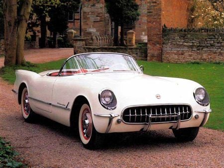 1953 Chevrolet Corvette Roadster - automobile, roadster, chevrolet, corvette, convertible, car, classic, 1953, chevy, antique