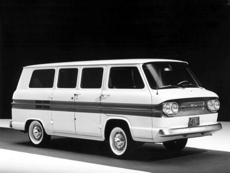 Chevrolet Corvair Greenbriar Van - 1960s, greenbriar, automobile, van, chevrolet, car, classic, corvair, chevy, antique, 60s