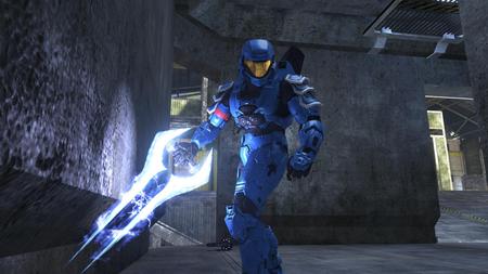 Halo - game, blue, halo, video, weapon