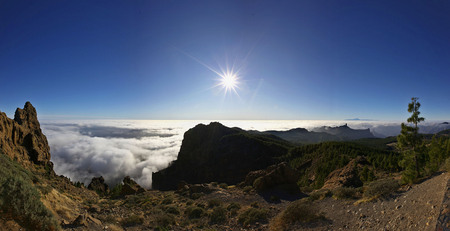 Gran Canaria, Inlands - sky, mountains, clouds, island, inlands